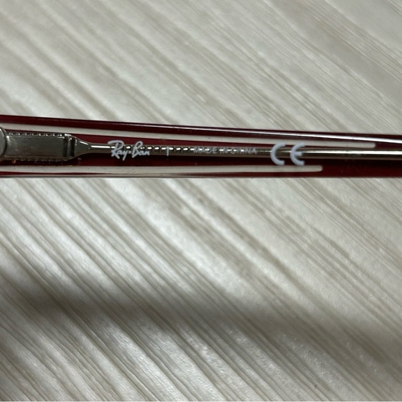 Rayban Ray-Ban eyeglasses glasses 
5225 5186 52 17 140 burgundy frame no‎ lens - Picture 4 of 7